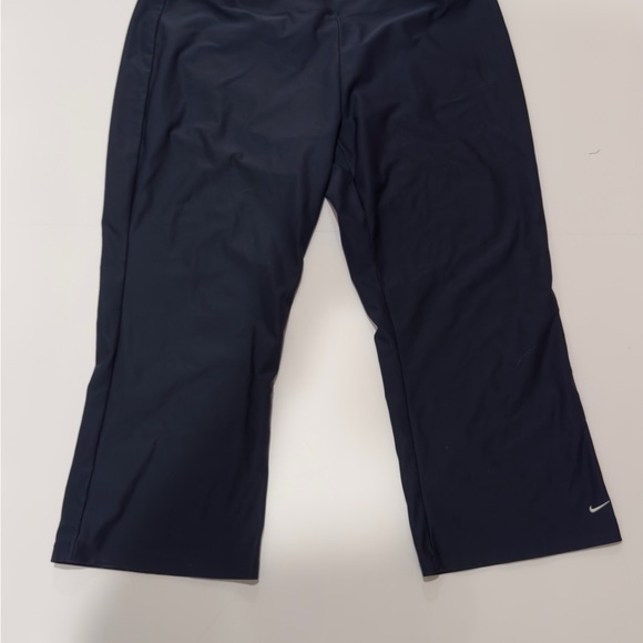 Nike Pants - Vintage Nike Gray Tag Women’s 2XL Navy Blue Athletic Tights Leggings